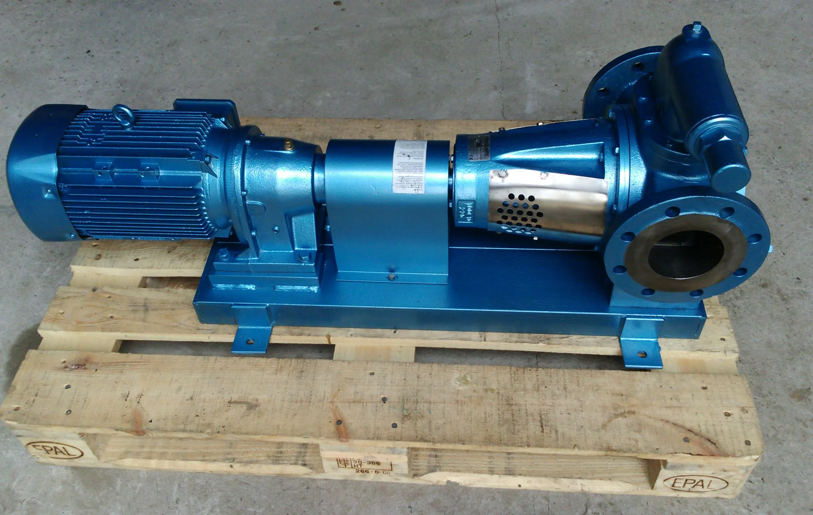 Pompa zębata Rotan HD – 30 m³/h, maks. 250°C, silnik 3 kW