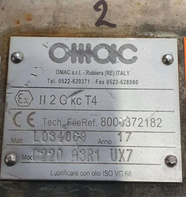 Pompa krzywkowa OMAC C220