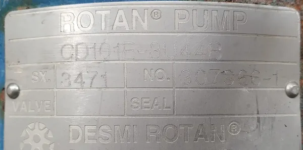 Pompa Zębata ROTAN DESMI 101 – Kwasoodporna do przemysłu chemicznego i spożywczego
